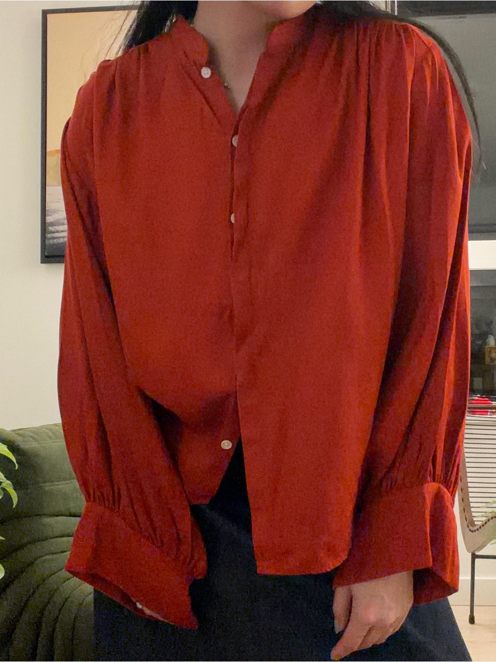 Toteme balloon sleeve blouse